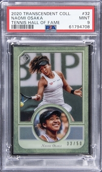 2020 Transcendent Collection "Tennis Hall of Fame" #32 Naomi Osaka (#33/50) - PSA MINT 9